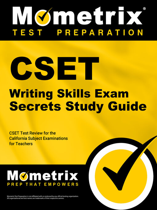 Title details for CSET Writing Skills Exam Secrets Study Guide by CSET Exam Secrets Test Prep Staff - Available
